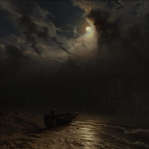 'Clair de lune sur la côte de Norvège', 1850.